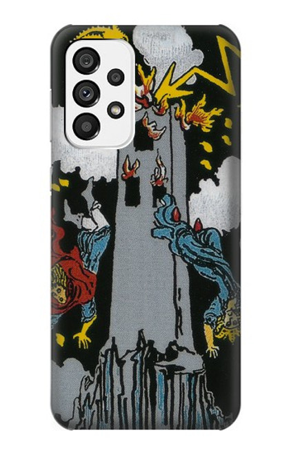 S3745 Tarot Card The Tower Case For Samsung Galaxy A73 5G
