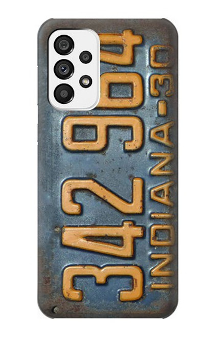 S3750 Vintage Vehicle Registration Plate Case For Samsung Galaxy A73 5G