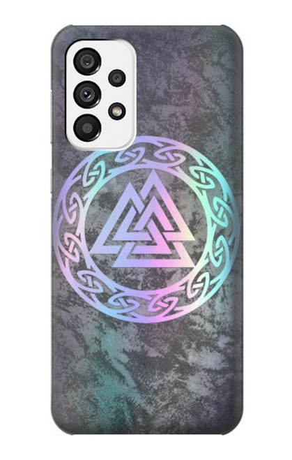 S3833 Valknut Odin Wotans Knot Hrungnir Heart Case For Samsung Galaxy A73 5G