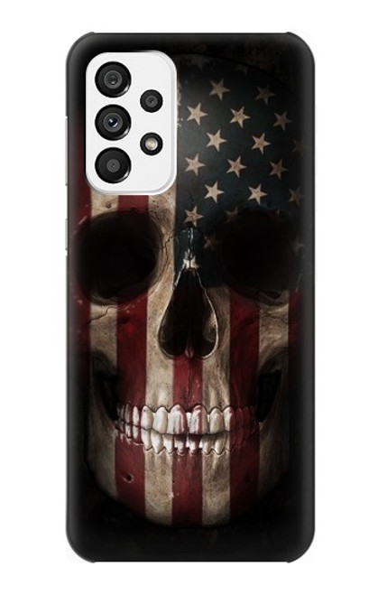 S3850 American Flag Skull Case For Samsung Galaxy A73 5G