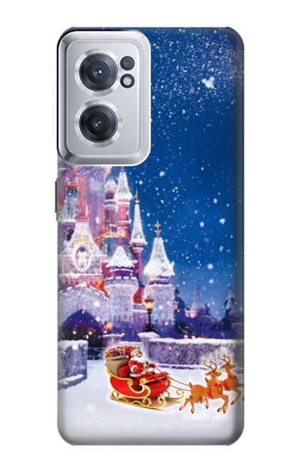 S3282 Santa Xmas Castle Case For OnePlus Nord CE 2 5G