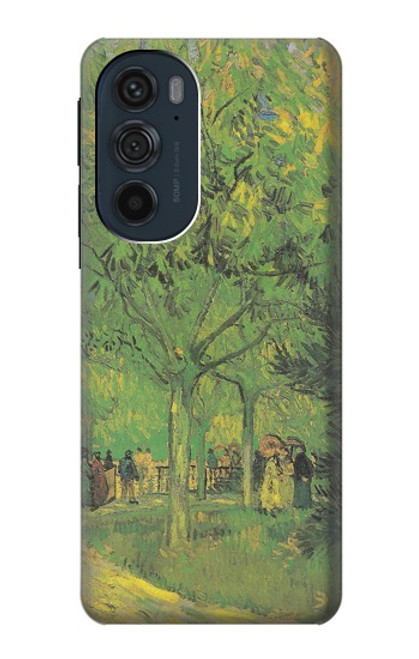 S3748 Van Gogh A Lane in a Public Garden Case For Motorola Edge 30 Pro