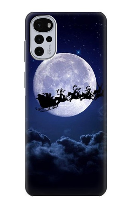 S3508 Xmas Santa Moon Case For Motorola Moto G22