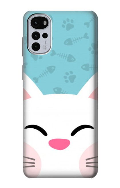 S3542 Cute Cat Cartoon Case For Motorola Moto G22