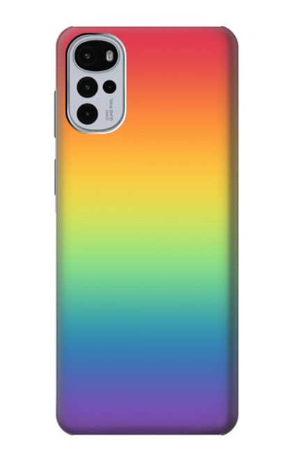 S3698 LGBT Gradient Pride Flag Case For Motorola Moto G22