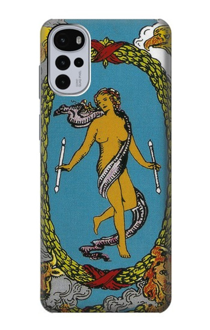 S3746 Tarot Card The World Case For Motorola Moto G22