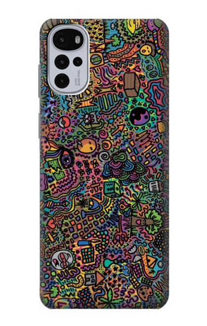 S3815 Psychedelic Art Case For Motorola Moto G22