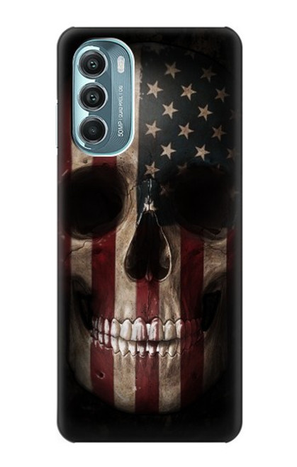 S3850 American Flag Skull Case For Motorola Moto G Stylus 5G (2022)