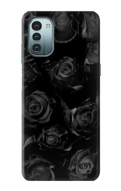 S3153 Black Roses Case For Nokia G11, G21