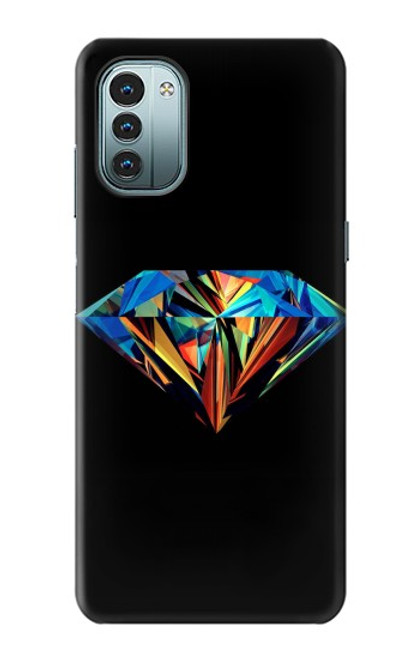 S3842 Abstract Colorful Diamond Case For Nokia G11, G21