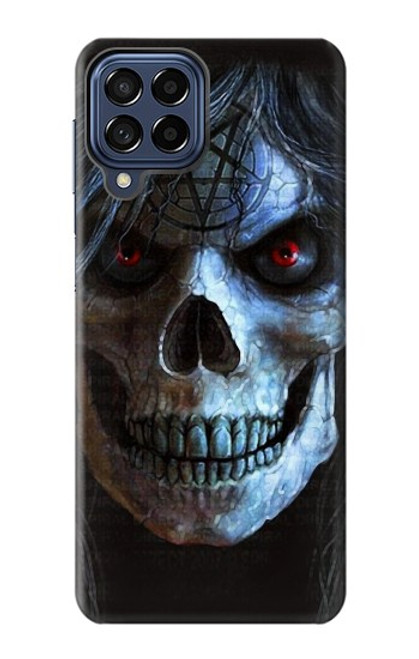 S2585 Evil Death Skull Pentagram Case For Samsung Galaxy M53