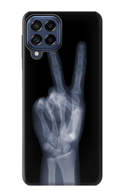 S3101 X-ray Peace Sign Fingers Case For Samsung Galaxy M53