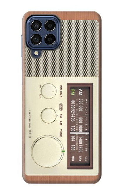S3165 FM AM Wooden Receiver Graphic Case For Samsung Galaxy M53