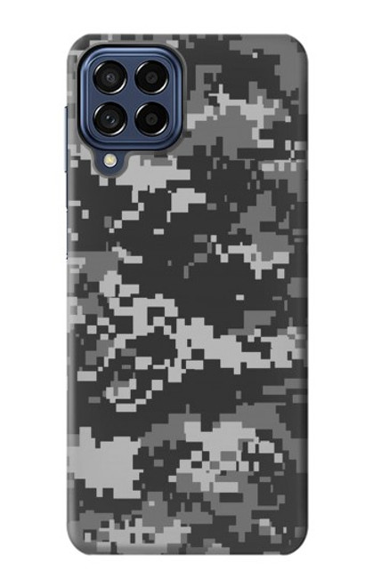 S3293 Urban Black Camo Camouflage Case For Samsung Galaxy M53