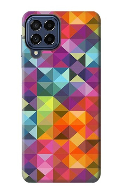 S3477 Abstract Diamond Pattern Case For Samsung Galaxy M53