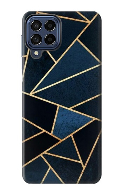 S3479 Navy Blue Graphic Art Case For Samsung Galaxy M53