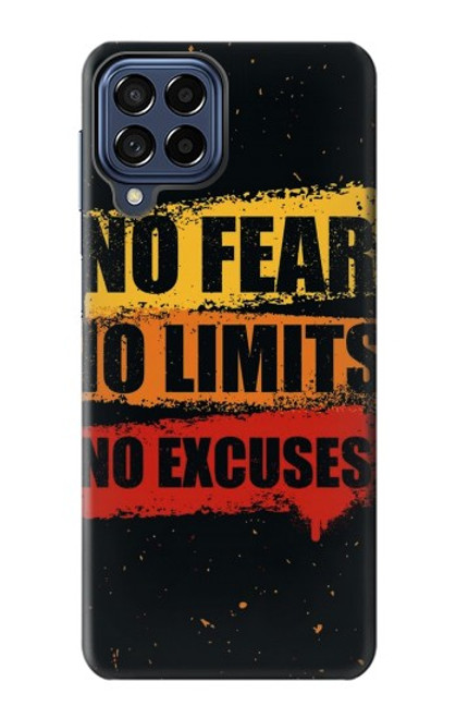 S3492 No Fear Limits Excuses Case For Samsung Galaxy M53