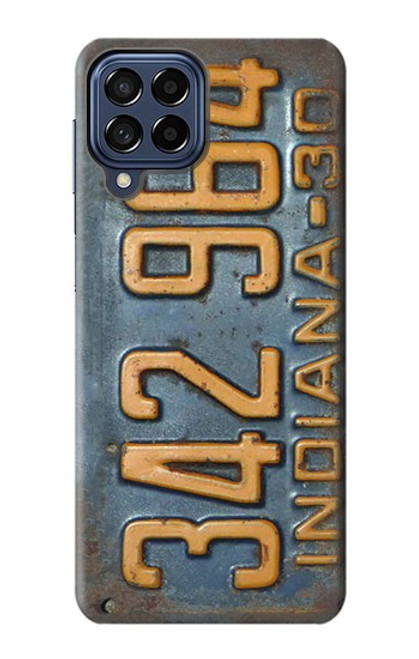 S3750 Vintage Vehicle Registration Plate Case For Samsung Galaxy M53