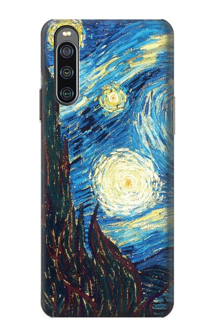 S0582 Van Gogh Starry Nights Case For Sony Xperia 10 IV