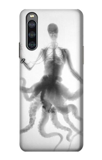 S1432 Skull Octopus X-ray Case For Sony Xperia 10 IV
