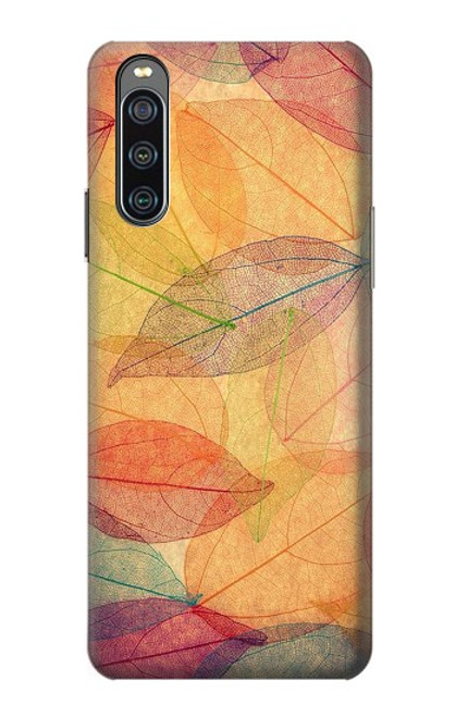 S3686 Fall Season Leaf Autumn Case For Sony Xperia 10 IV