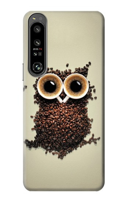S0360 Coffee Owl Case For Sony Xperia 1 IV