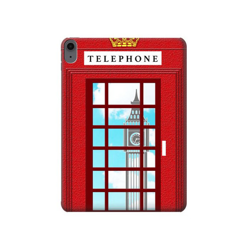 S2059 England British Telephone Box Minimalist Hard Case For iPad Air (2022,2020, 4th, 5th), iPad Pro 11 (2022, 6th)