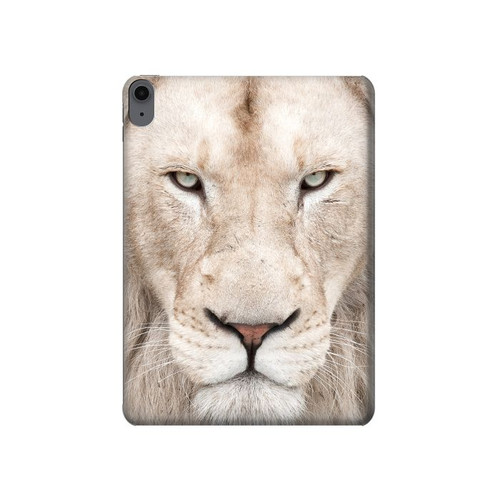 S2399 White Lion Face Hard Case For iPad Air (2022,2020, 4th, 5th), iPad Pro 11 (2022, 6th)