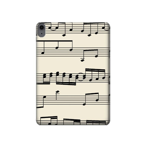 S3082 Music Sheet Hard Case For iPad Air (2022,2020, 4th, 5th), iPad Pro 11 (2022, 6th)