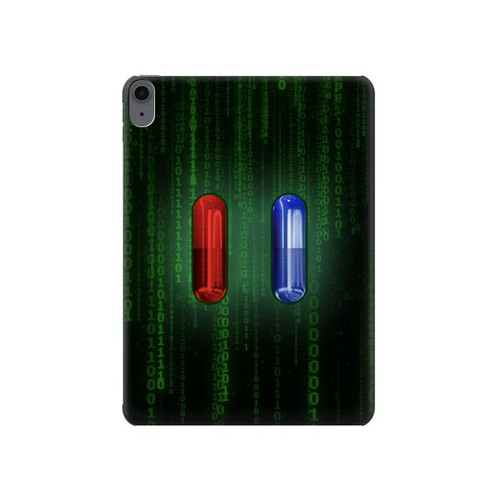 S3816 Red Pill Blue Pill Capsule Hard Case For iPad Air (2022,2020, 4th, 5th), iPad Pro 11 (2022, 6th)