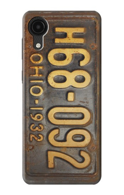 S3228 Vintage Car License Plate Case For Samsung Galaxy A03 Core