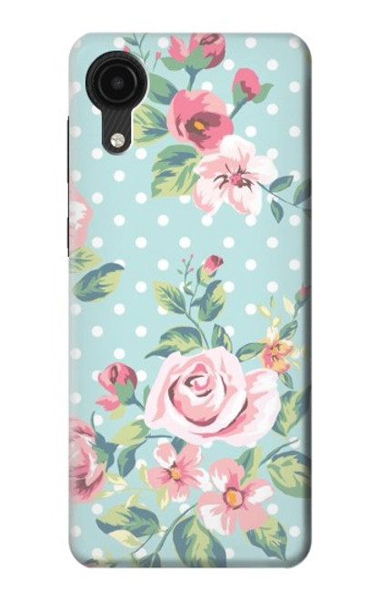 S3494 Vintage Rose Polka Dot Case For Samsung Galaxy A03 Core