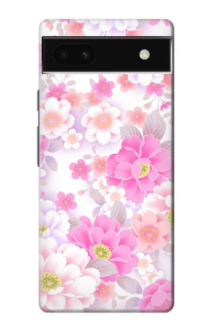 S3036 Pink Sweet Flower Flora Case For Google Pixel 6a