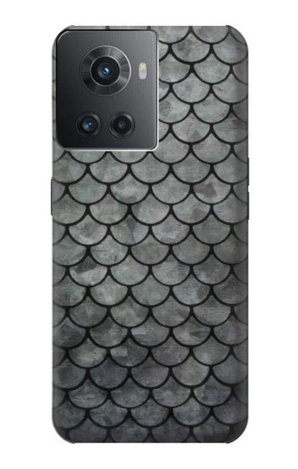 S2950 Silver Fish Scale Case For OnePlus Ace