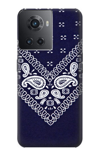 S3357 Navy Blue Bandana Pattern Case For OnePlus Ace