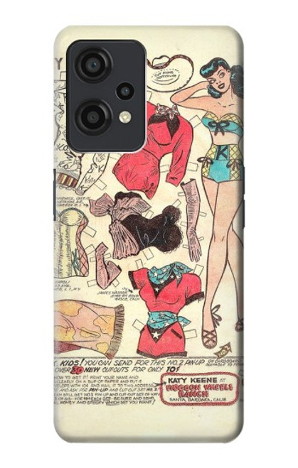 S3820 Vintage Cowgirl Fashion Paper Doll Case For OnePlus Nord CE 2 Lite 5G