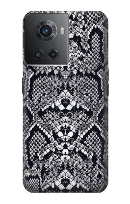 S2855 White Rattle Snake Skin Graphic Printed Case For OnePlus 10R