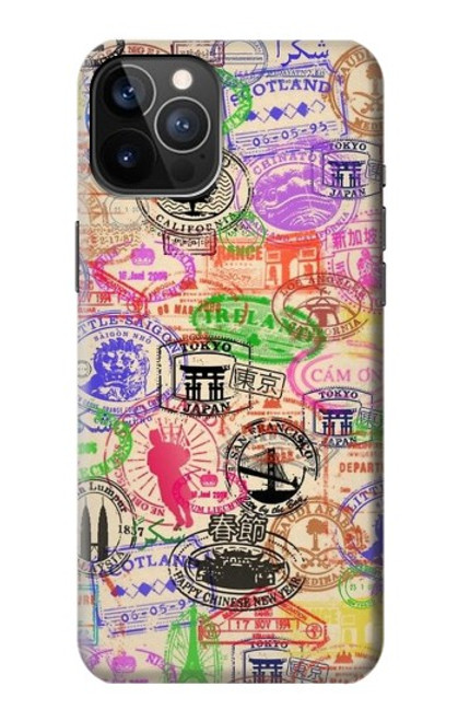S3904 Travel Stamps Case For iPhone 12, iPhone 12 Pro
