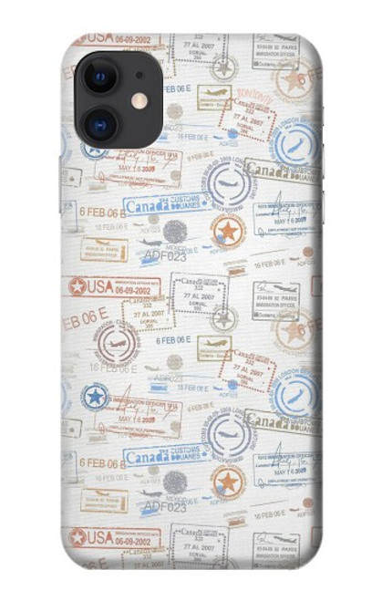 S3903 Travel Stamps Case For iPhone 11