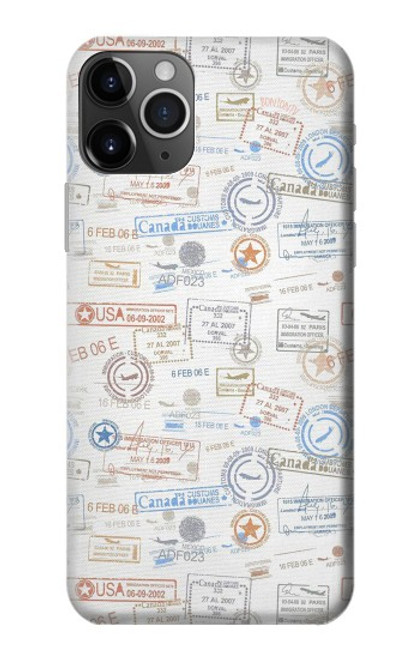 S3903 Travel Stamps Case For iPhone 11 Pro