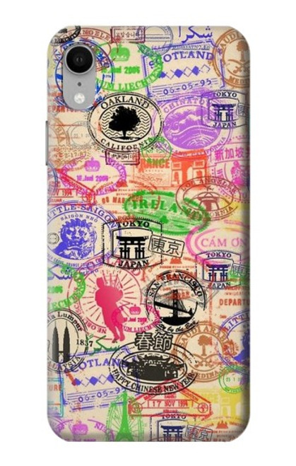 S3904 Travel Stamps Case For iPhone XR