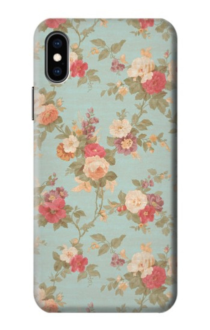 S3910 Vintage Rose Case For iPhone X, iPhone XS