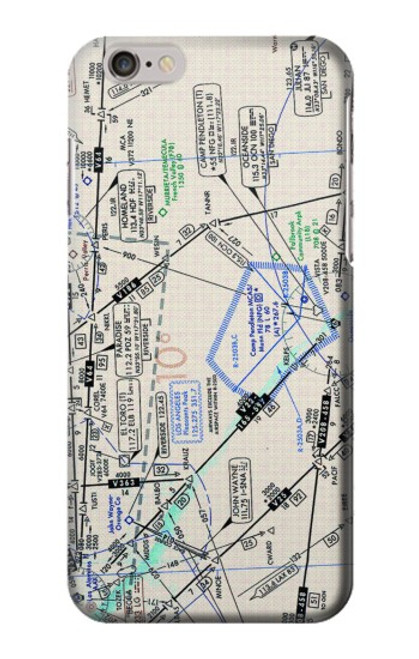 S3882 Flying Enroute Chart Case For iPhone 6 Plus, iPhone 6s Plus