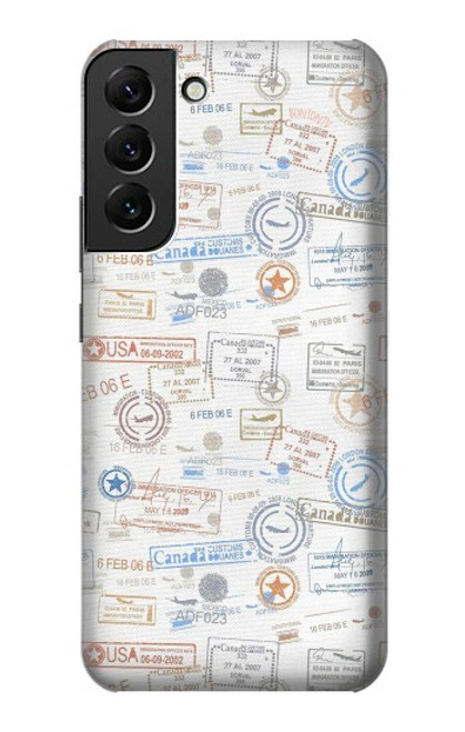 S3903 Travel Stamps Case For Samsung Galaxy S22 Plus
