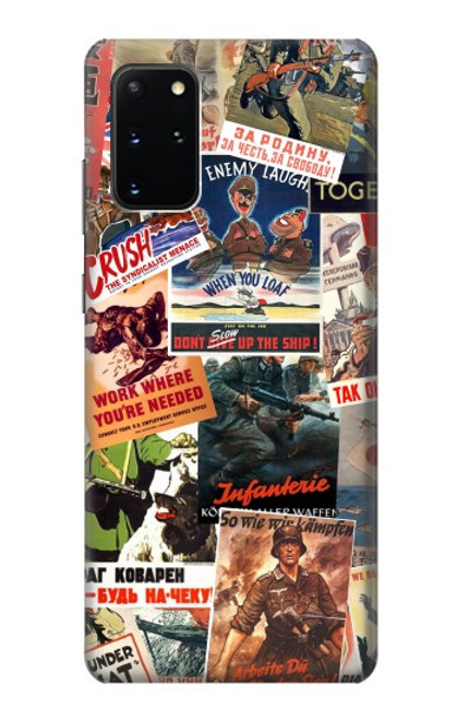 S3905 Vintage Army Poster Case For Samsung Galaxy S20 Plus, Galaxy S20+