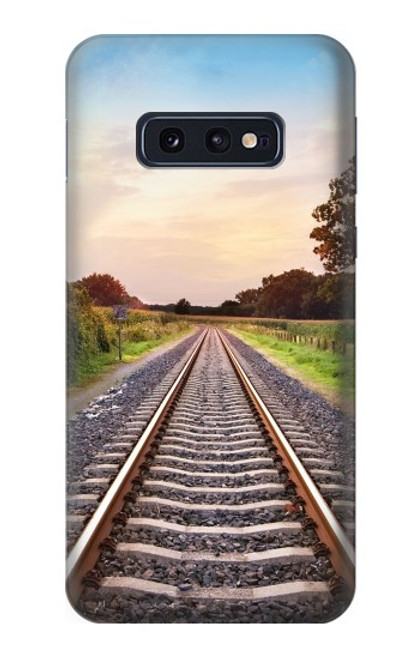 S3866 Railway Straight Train Track Case For Samsung Galaxy S10e