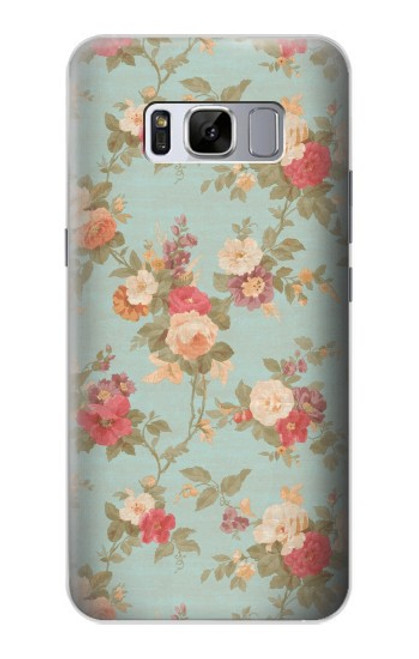 S3910 Vintage Rose Case For Samsung Galaxy S8 Plus