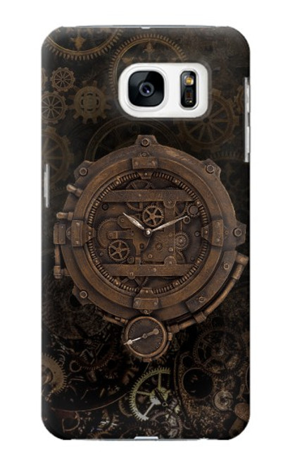 S3902 Steampunk Clock Gear Case For Samsung Galaxy S7