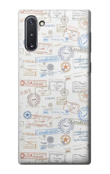 S3903 Travel Stamps Case For Samsung Galaxy Note 10