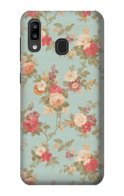 S3910 Vintage Rose Case For Samsung Galaxy A20, Galaxy A30